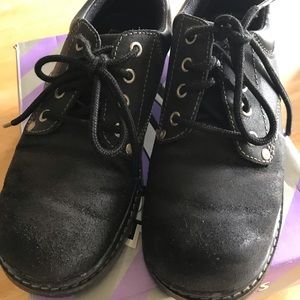 Sketchers (parties mate) Black Leather Shoes